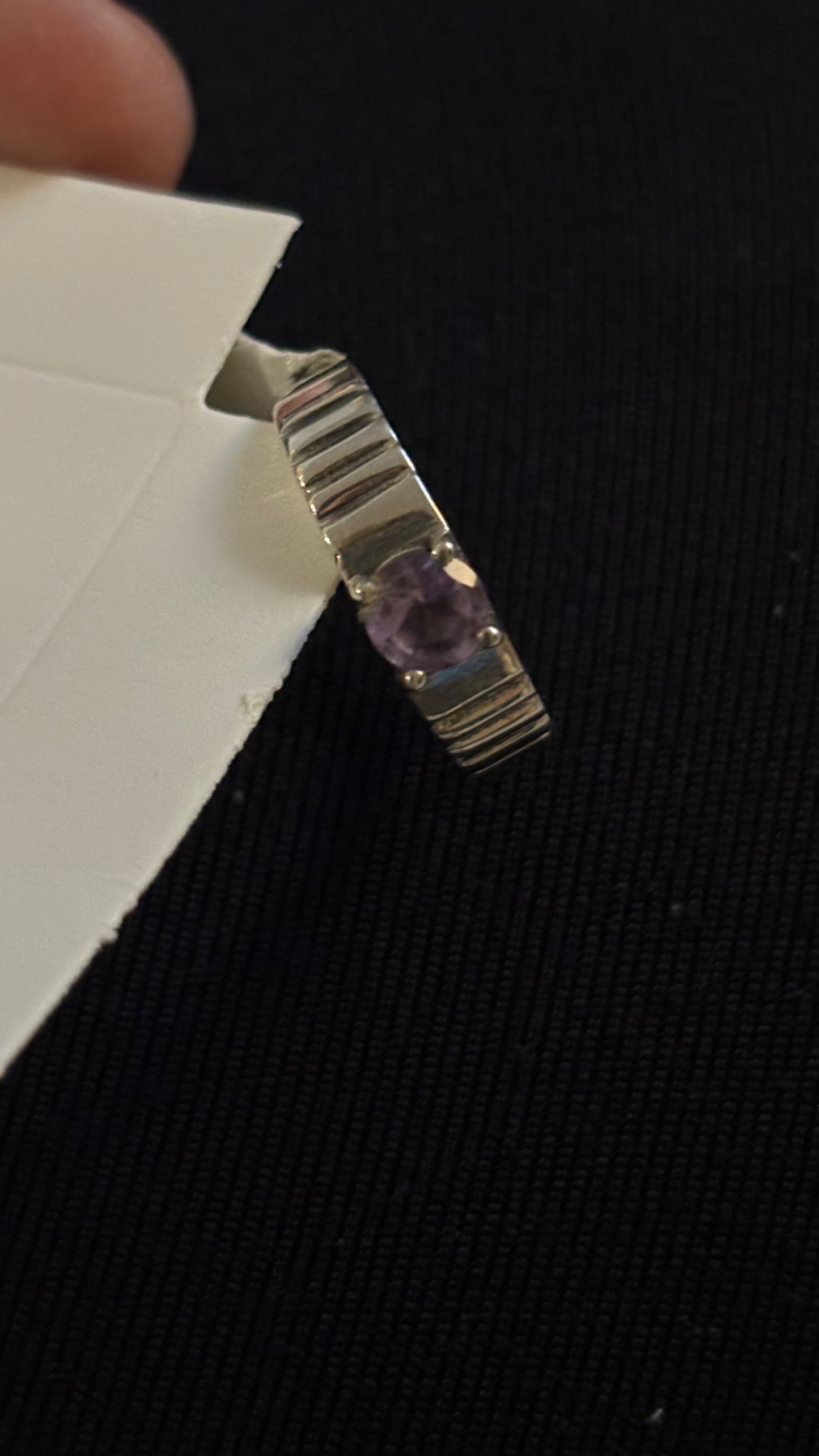 Amethyst ring